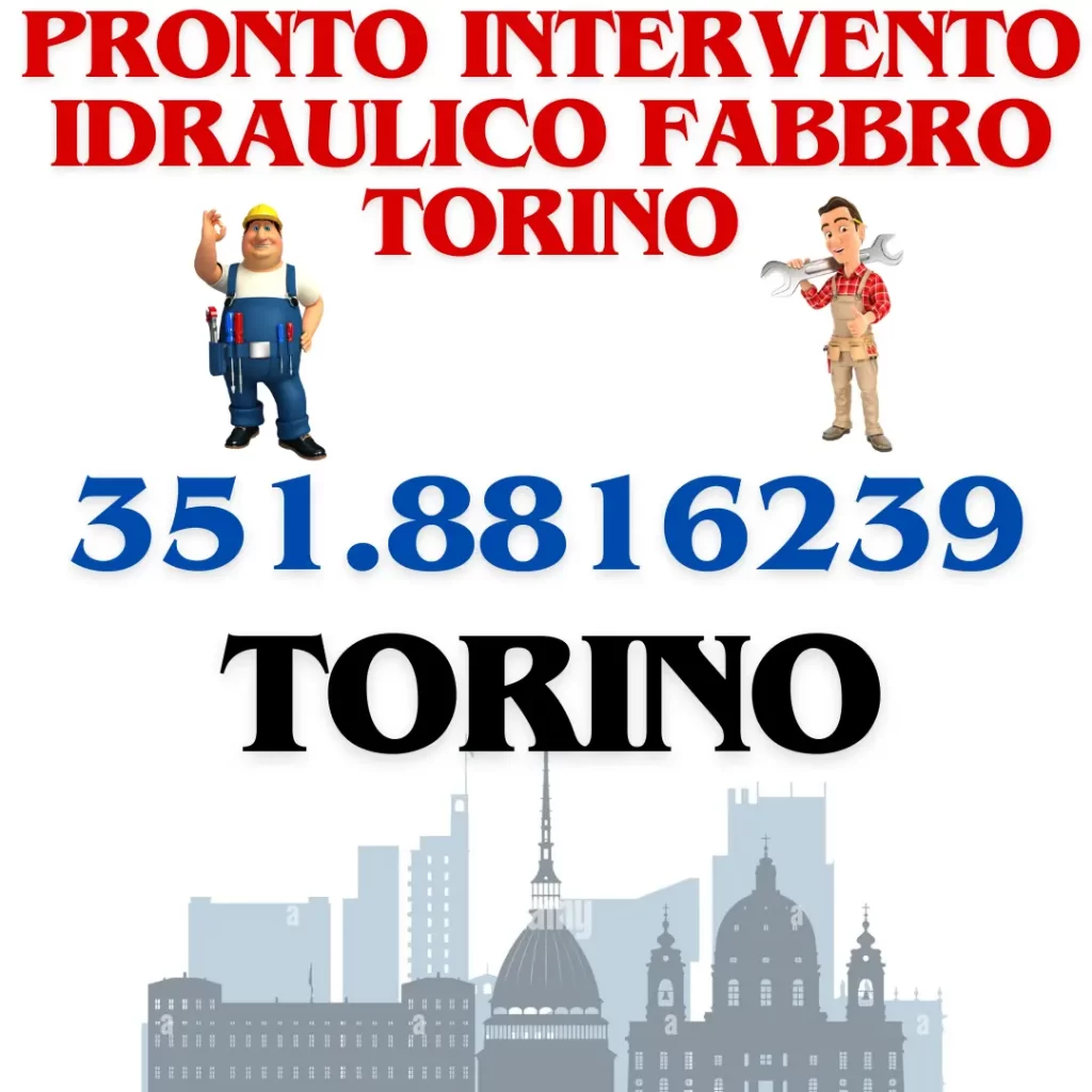 Pronto intervento idraulico fabbro Torino